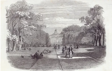 Der Lange Spaziergang, Windsor, aus The Illustrated London News, 14. November 1846